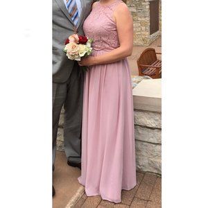 Jasmine B2 Misty Pink Strapless Dress